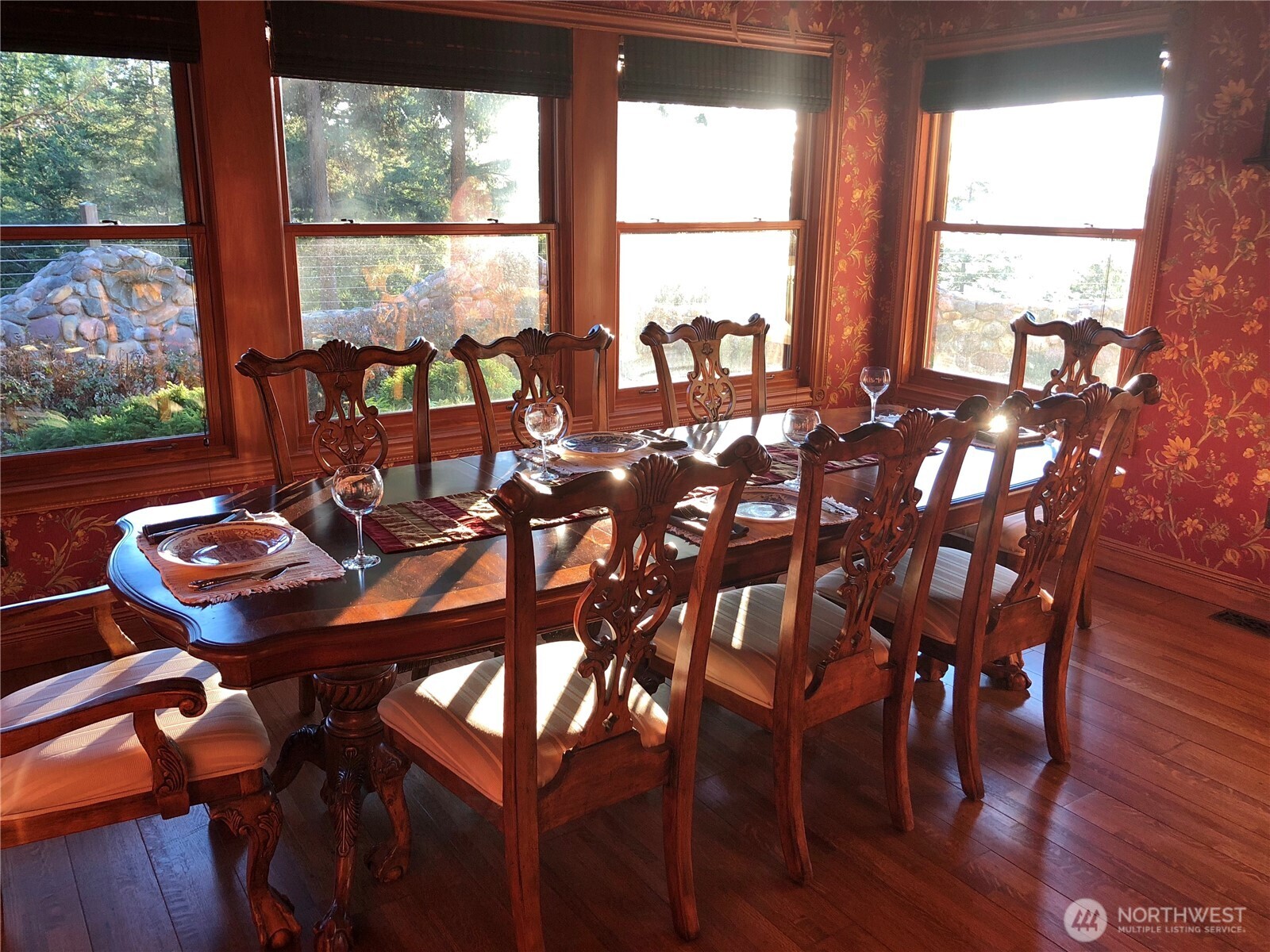 1656 Eagle Ridge Road Orcas Island, WA 98245 - Photo 26 of 40 a view of a dining room with furniture and wooden floor