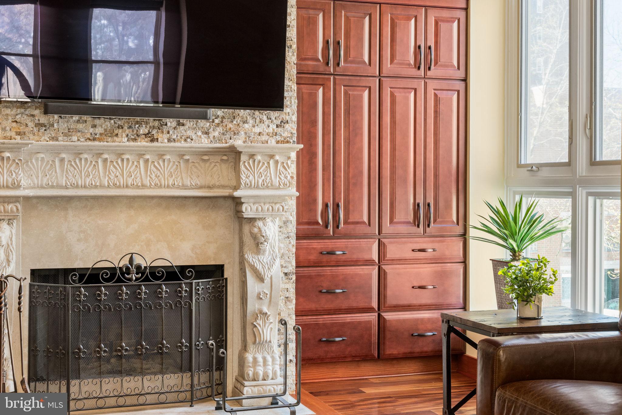 802 Locust Street, Unit 201 Philadelphia, PA 19107 - Photo 14 of 53 wood burning fireplace