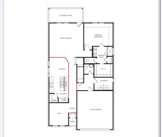 a front view of house with yard patio and fire pit