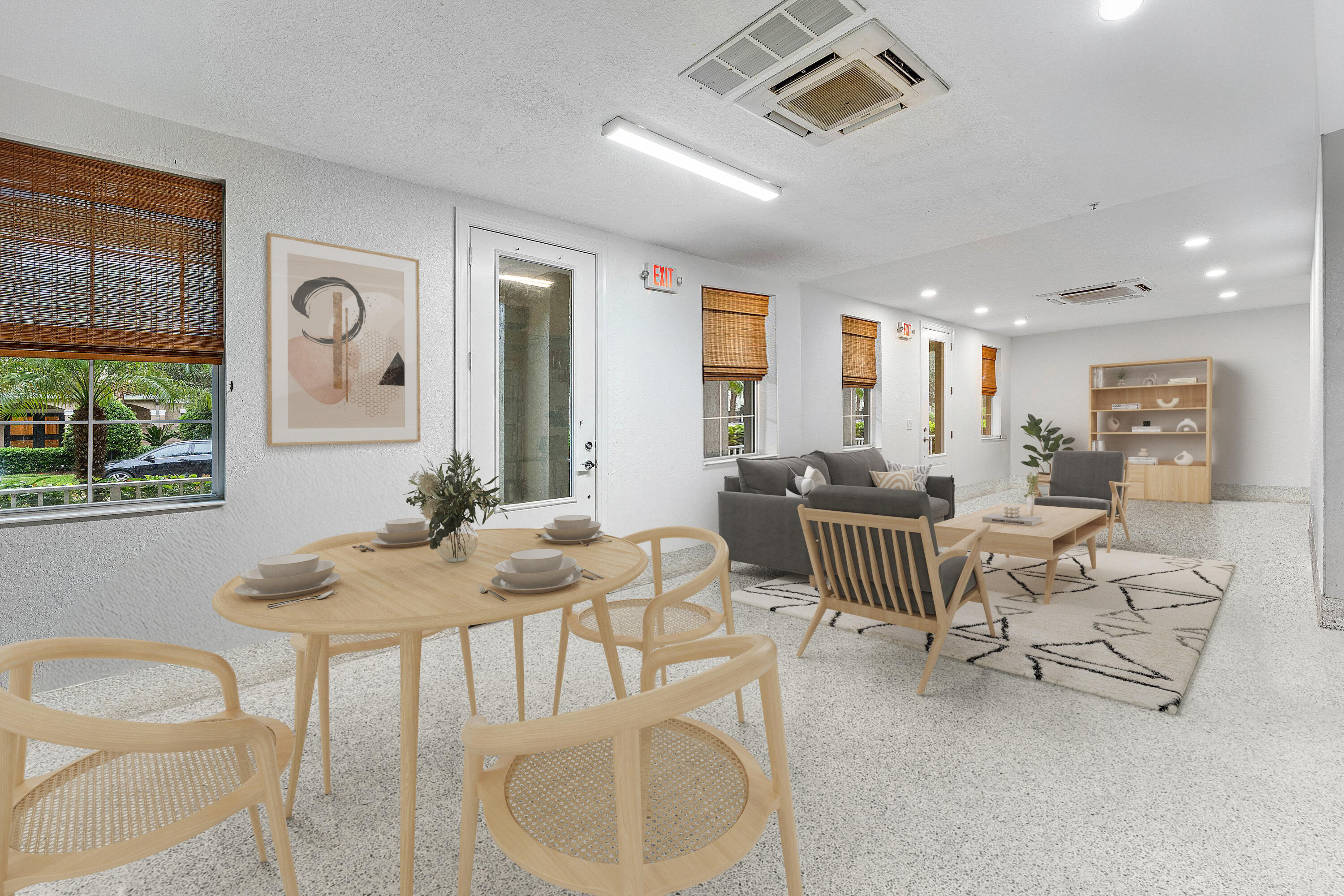 1056 Community Drive Jupiter, FL 33458 - Photo 39 of 50 a living room with furniture and a large window