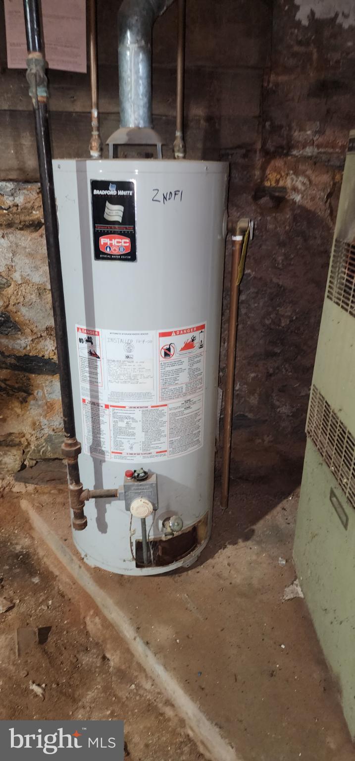 645 North 10th Street Reading, PA 19604 - Photo 25 of 27 a view of water heater room