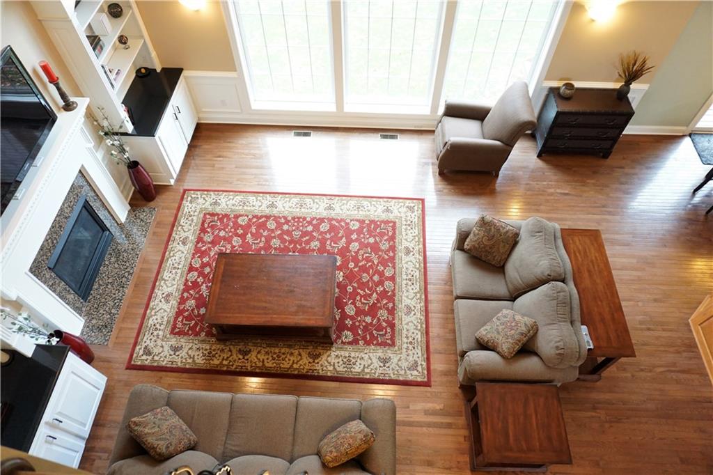 121 Timber Ridge Drive Harmony, PA 16037 - Photo 14 of 25 Beautiful overlook to the family room and rear yard.