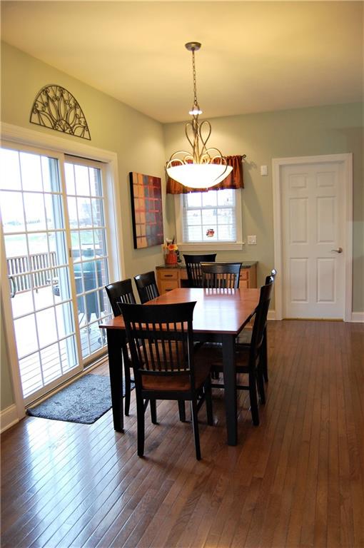 121 Timber Ridge Drive Harmony, PA 16037 - Photo 8 of 25 An eat in kitchen hosts access to the oversized rear deck.