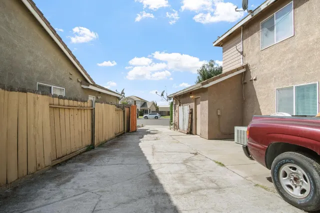 a house view with a outdoor space