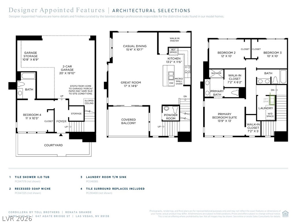 647 Agate Bridge Street Las Vegas, NV 89138 - Photo 3 of 10 Structural Option Diagram