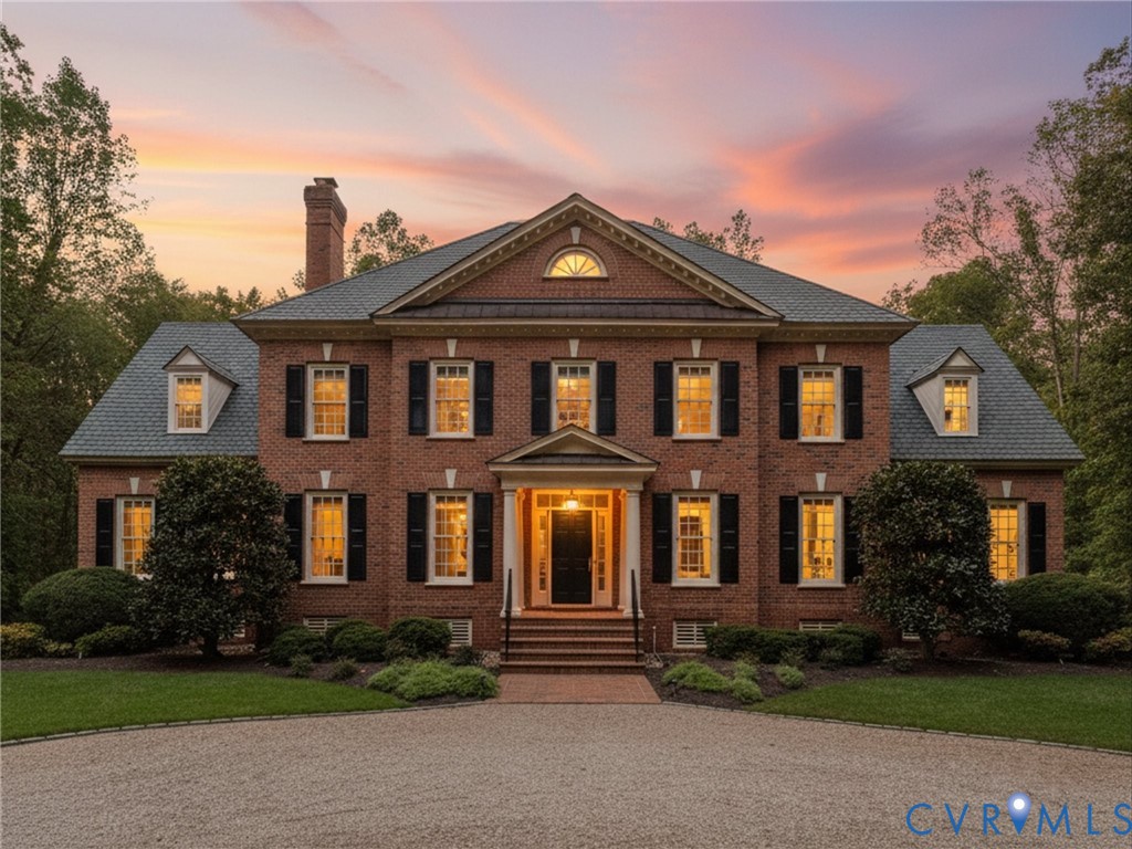 front view of residential houses