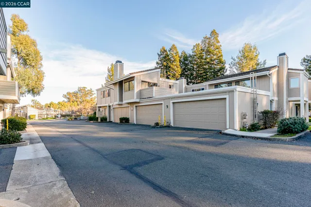 front view of a house with a street