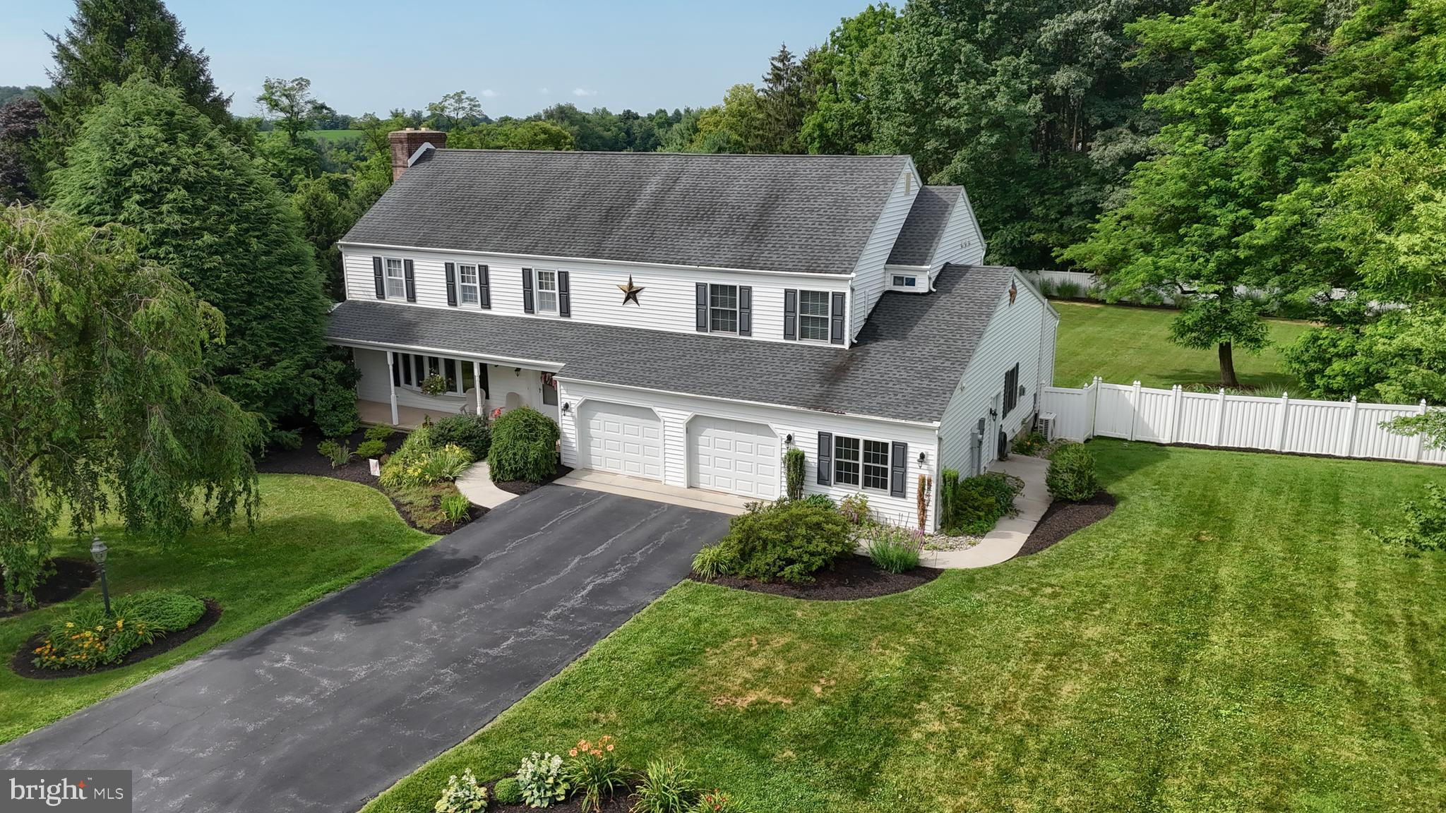3 Banbury Road Hummelstown, PA 17036 - Photo 73 of 85 a aerial view of a house next to a big yard and large trees