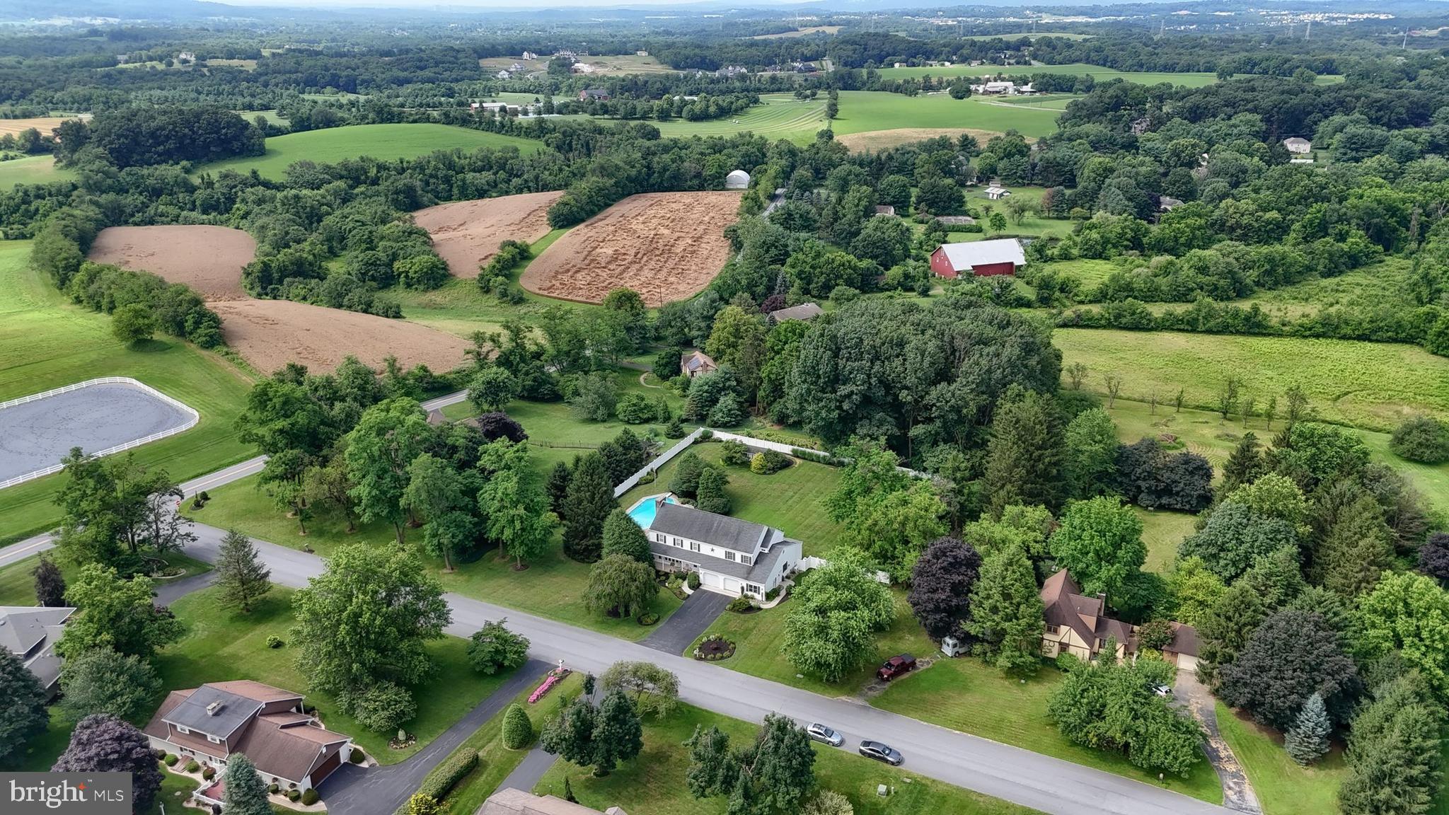 3 Banbury Road Hummelstown, PA 17036 - Photo 9 of 85 an aerial view of a houses with outdoor space and street view