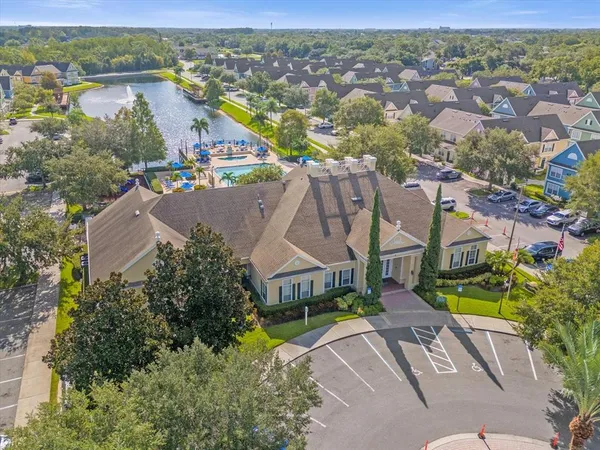 an aerial view of residential houses with outdoor space and outdoor space