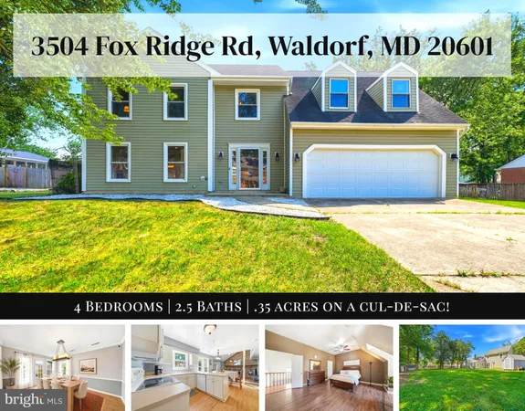$459,900 | 3504 Fox Ridge Road, Waldorf, MD 20601