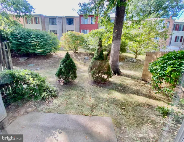 a view of a back yard