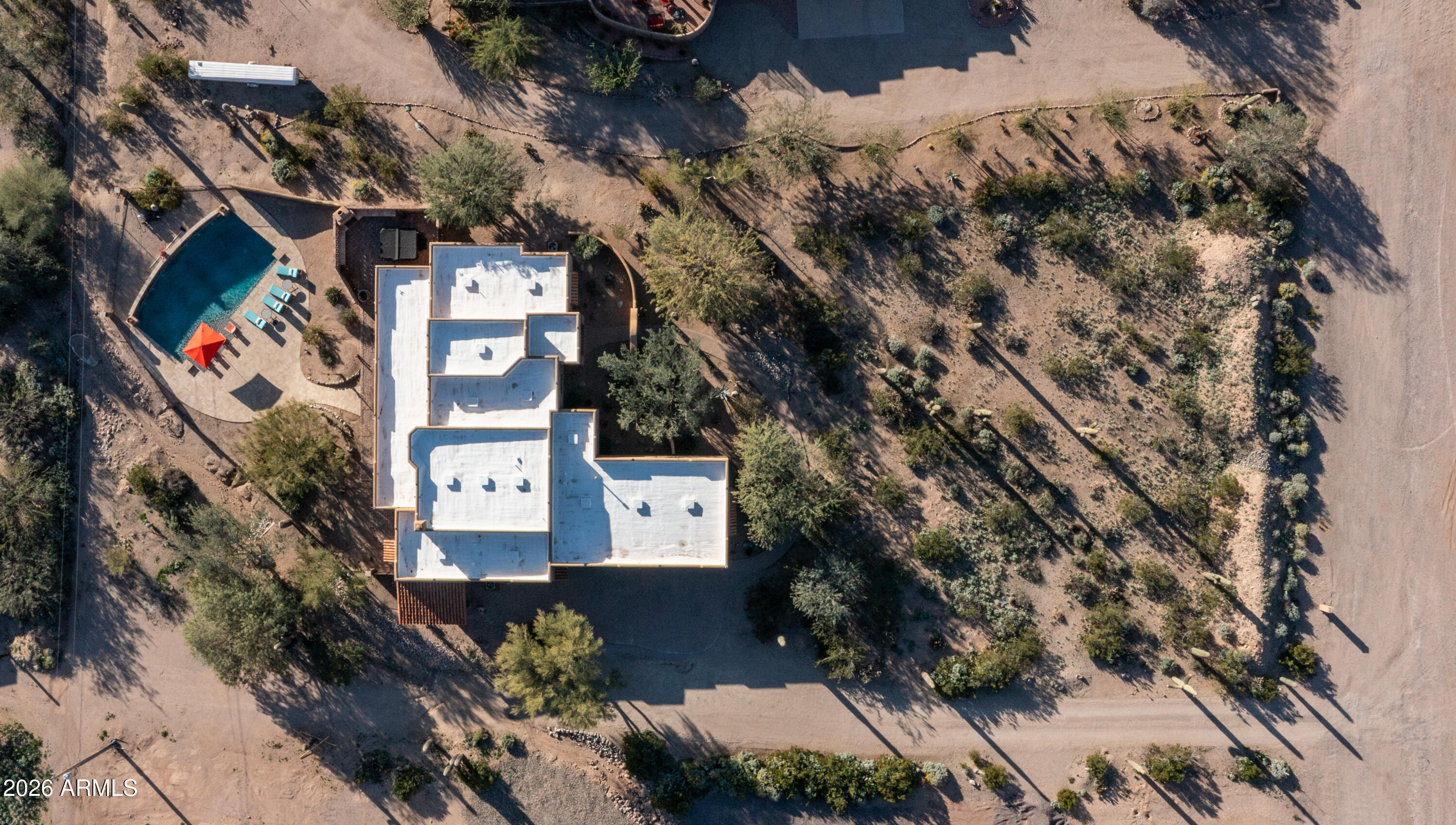 7841 East McDowell Road Mesa, AZ 85207 - Photo 59 of 62 Aerial View of Lot