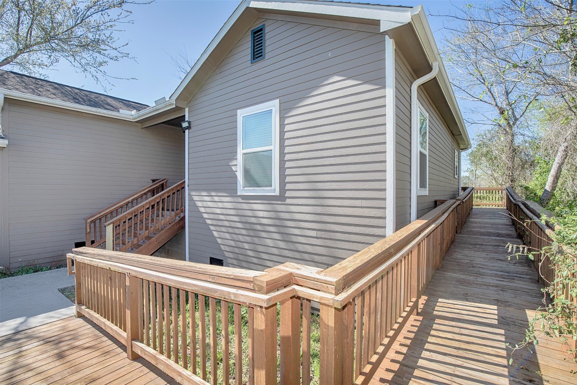 2016 H Avenue Dickinson, TX 77539 - Photo 5 of 30 a view of a house with wooden stairs