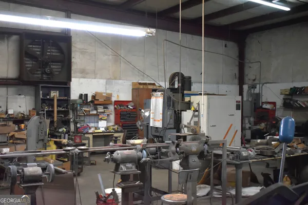 a view of a storage room