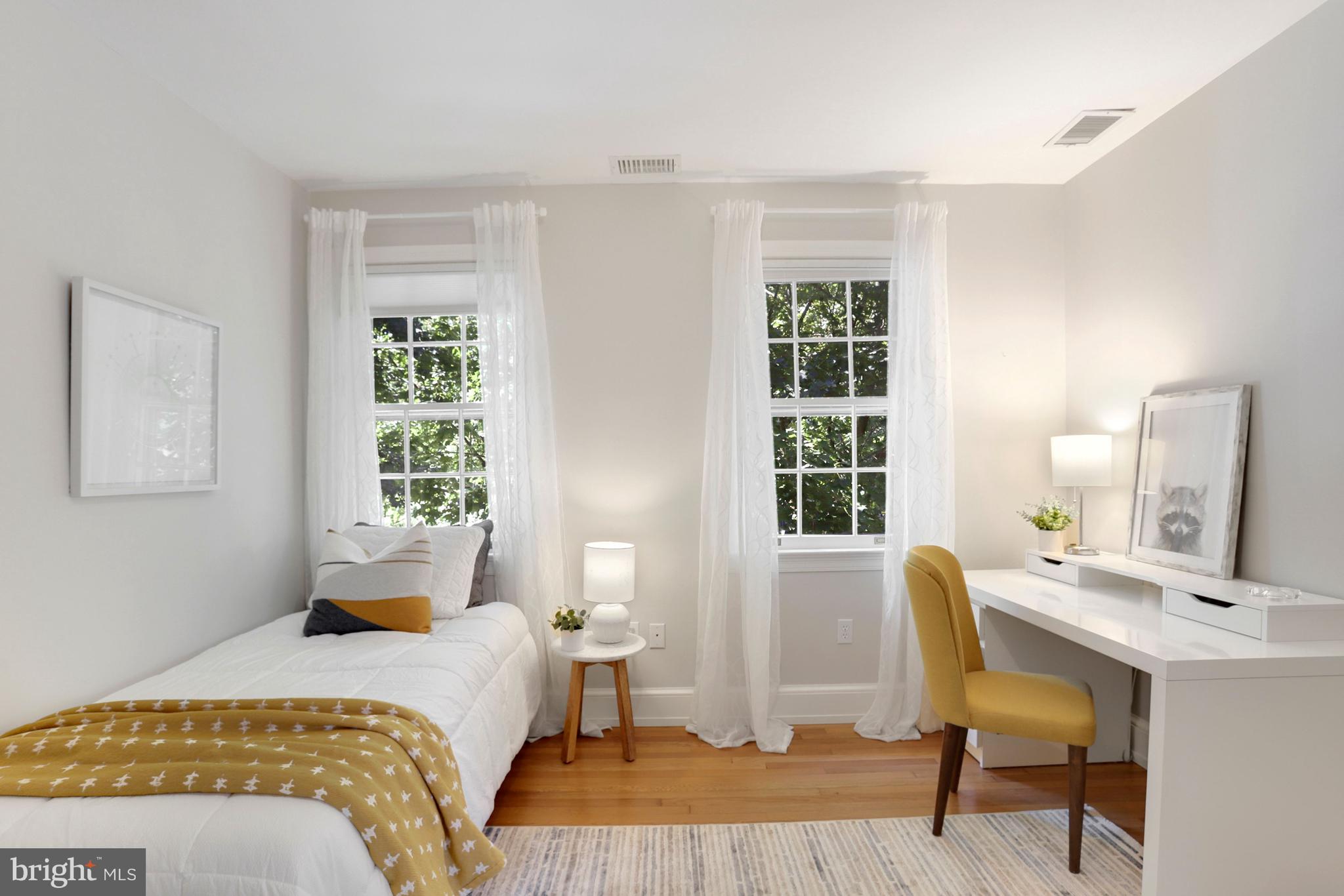 3501 30th Street Northwest Washington, DC 20008 - Photo 18 of 41 Second bedroom faces front onto 30th street so has