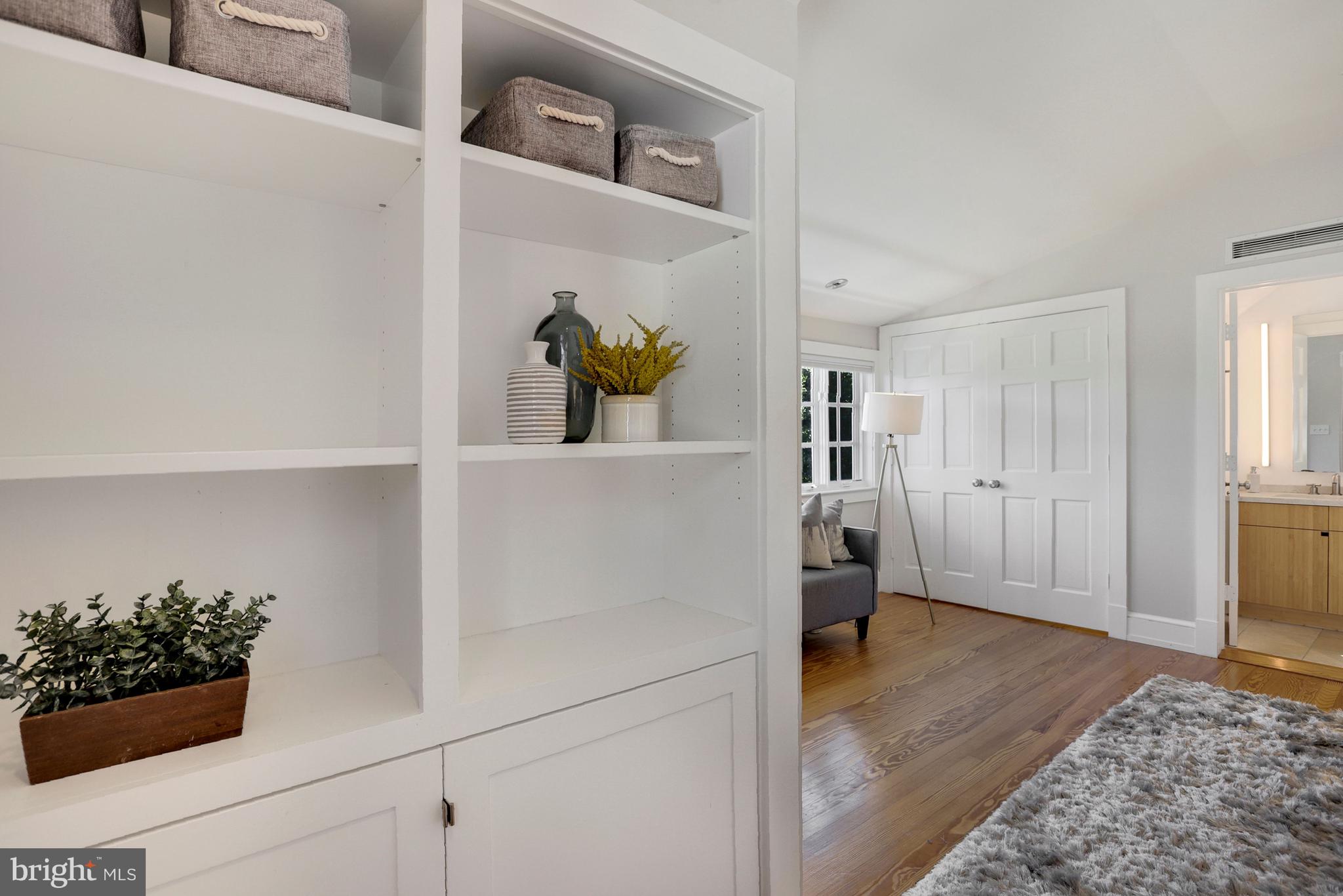 3501 30th Street Northwest Washington, DC 20008 - Photo 25 of 41 At the top of the stairs is the ensuite bedroom