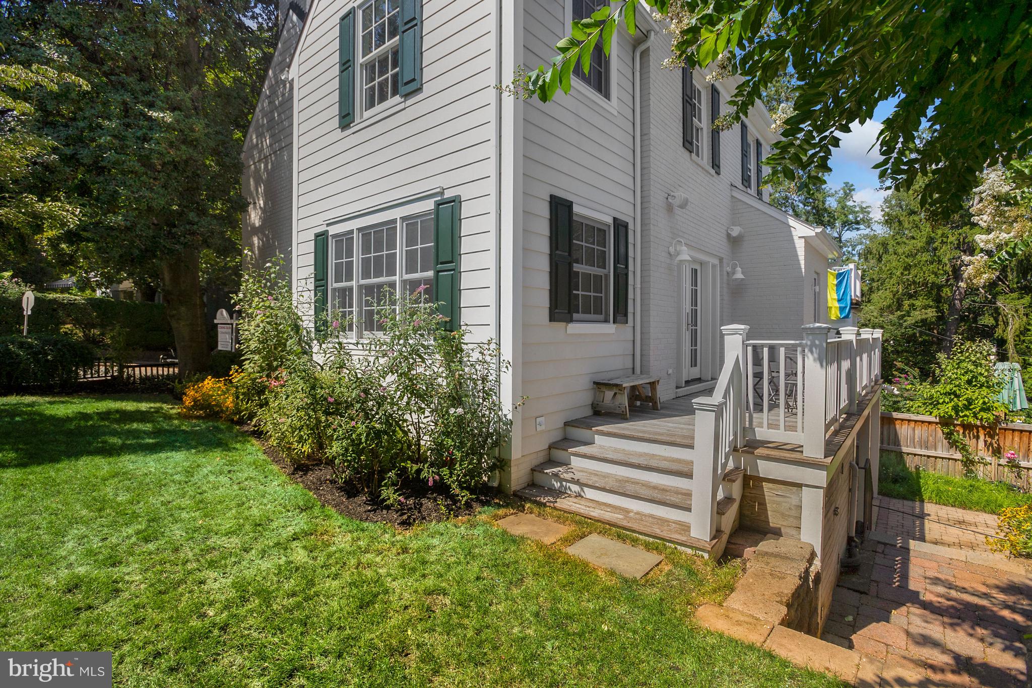 3501 30th Street Northwest Washington, DC 20008 - Photo 35 of 41 This view shows how the back of house slopes down