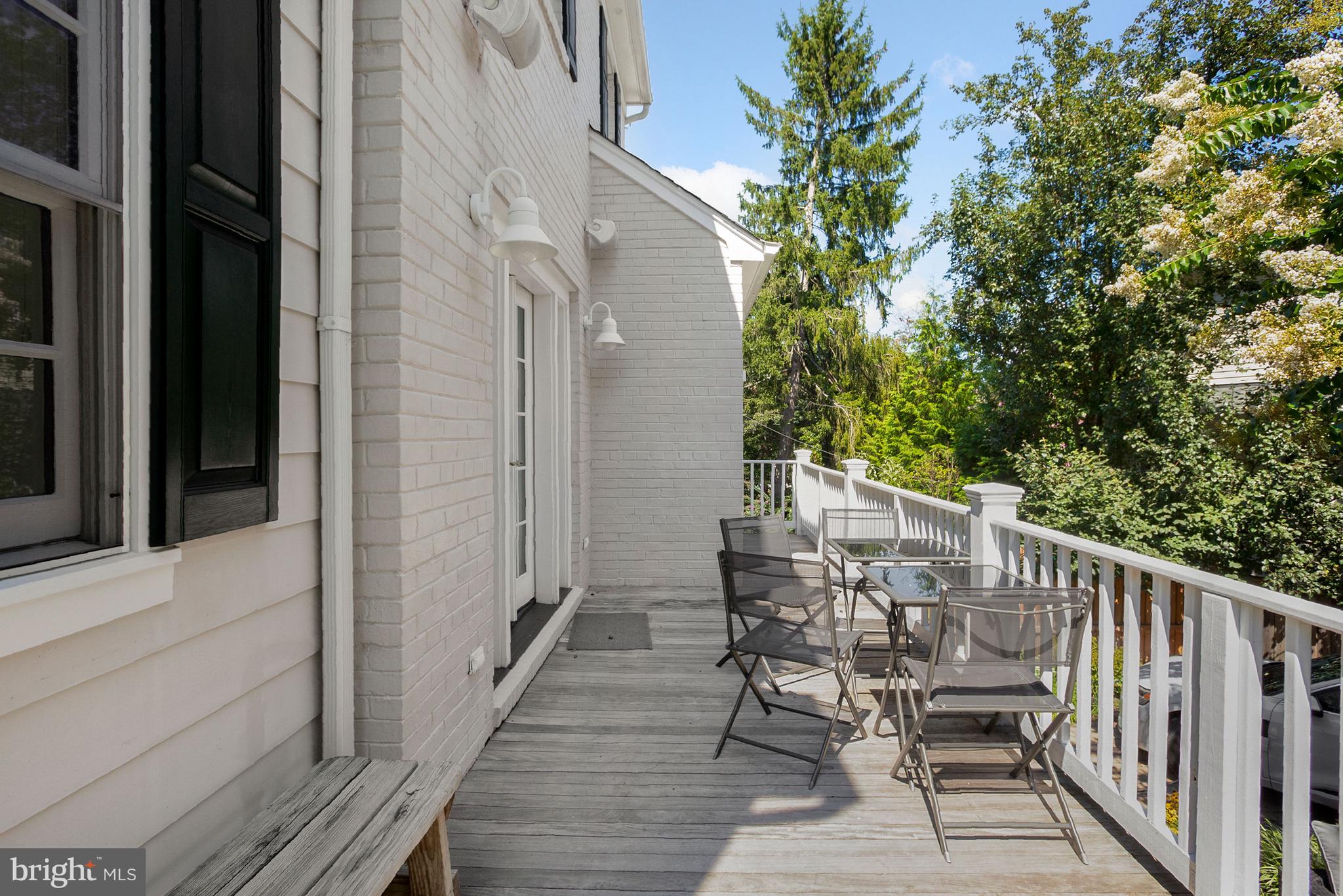 3501 30th Street Northwest Washington, DC 20008 - Photo 39 of 41 Upper level deck is off the dining room and the k