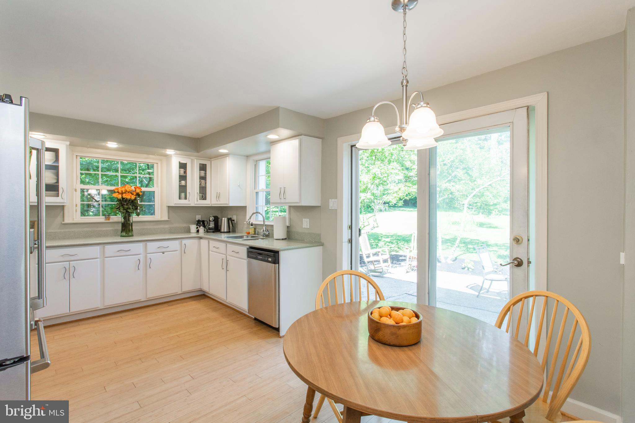 603 Laverock Road Glenside, PA 19038 - Photo 14 of 72 Huge eat-in kitchen w french doors to huge patio