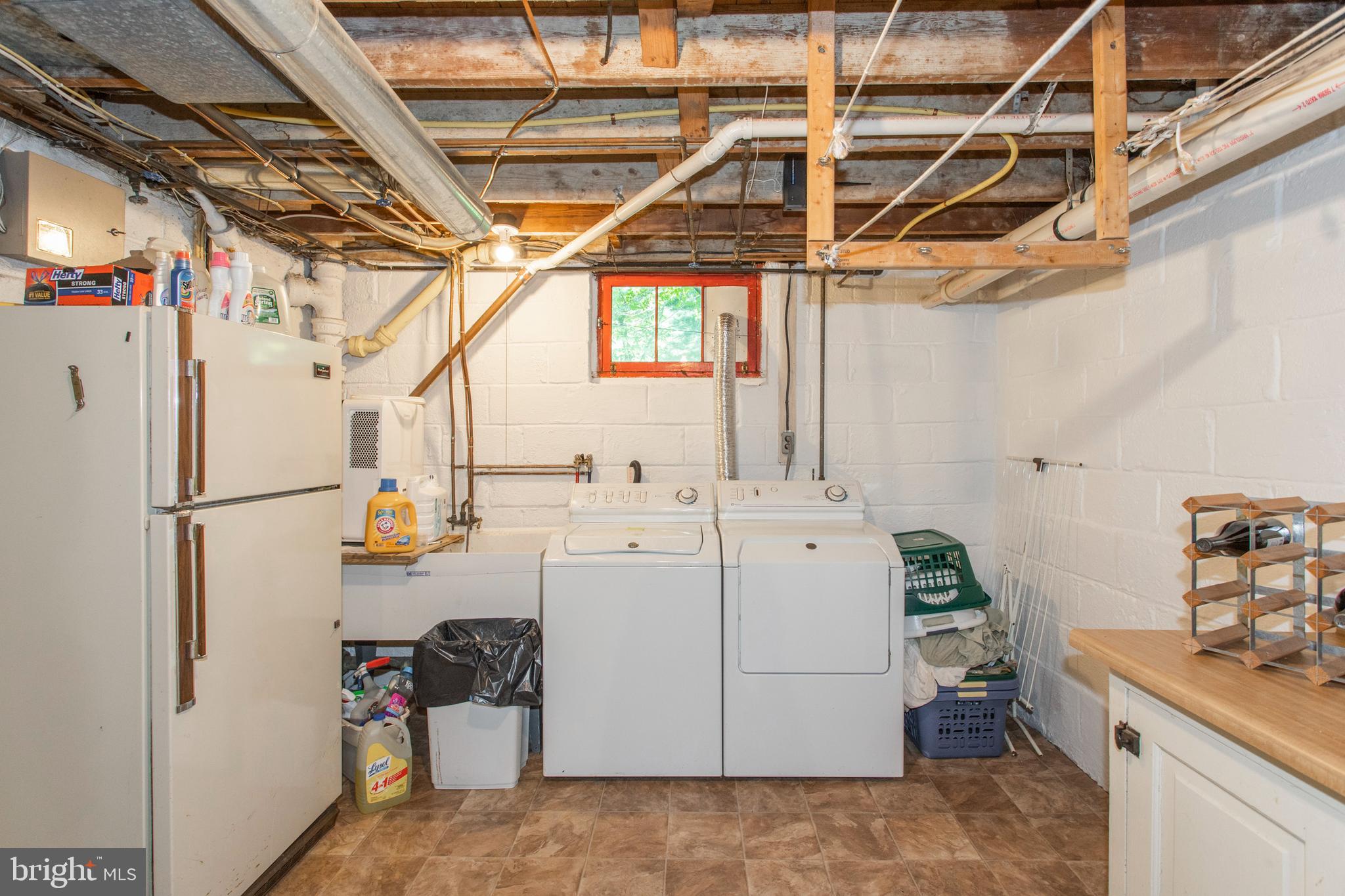 603 Laverock Road Glenside, PA 19038 - Photo 50 of 72 Unfinished part of basement with laundry facilitie