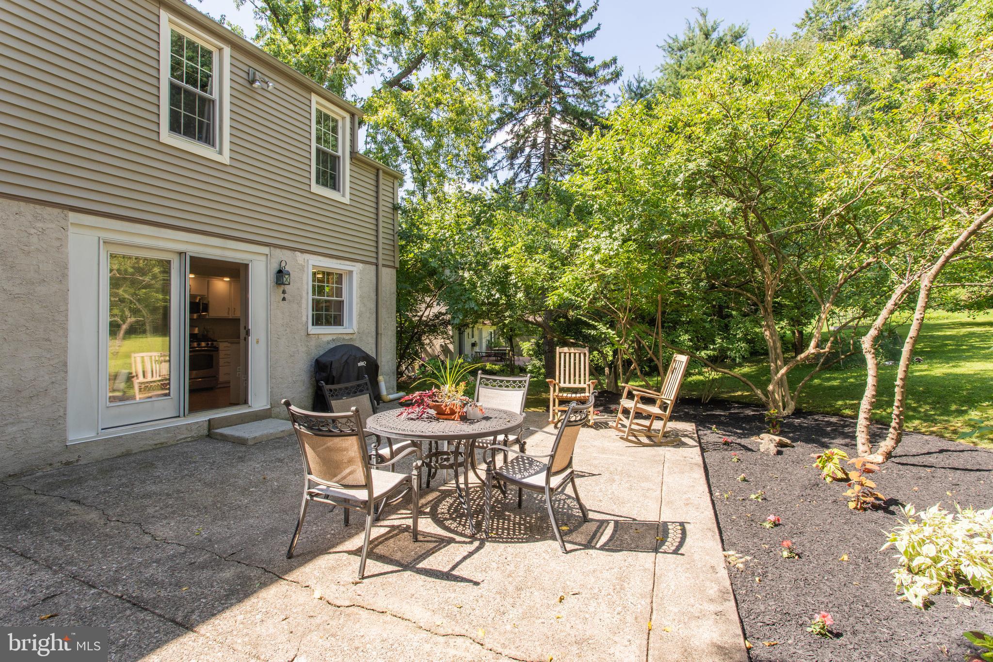 603 Laverock Road Glenside, PA 19038 - Photo 53 of 72 Rear patio and gardens - a true delight!!!