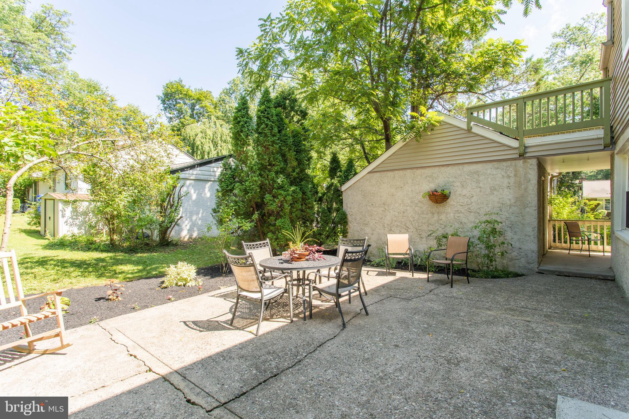 603 Laverock Road Glenside, PA 19038 - Photo 56 of 72 Back of garage provides lovely backdrop