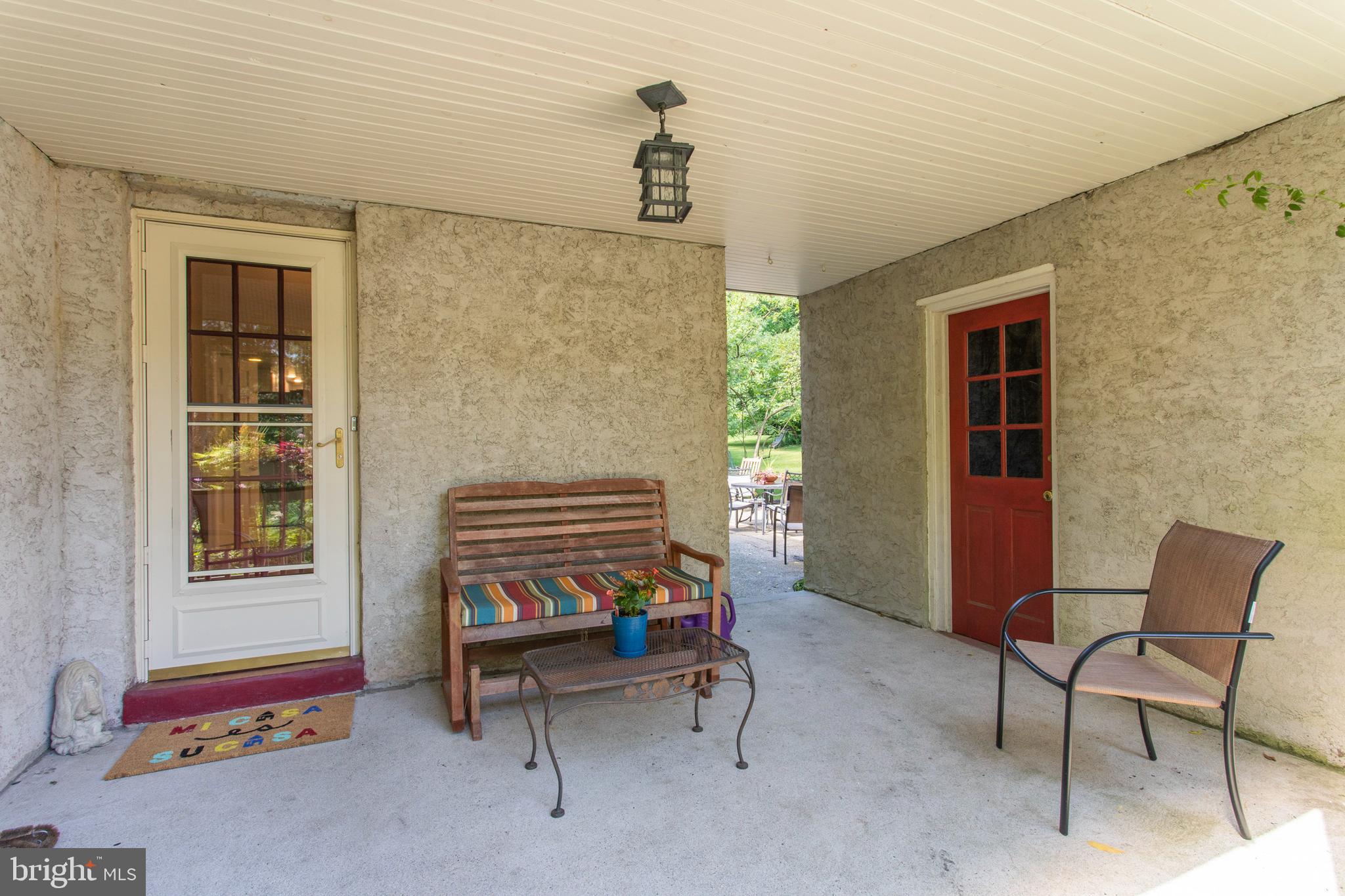 603 Laverock Road Glenside, PA 19038 - Photo 60 of 72 Side porch/driveway side. Entry into detached gar