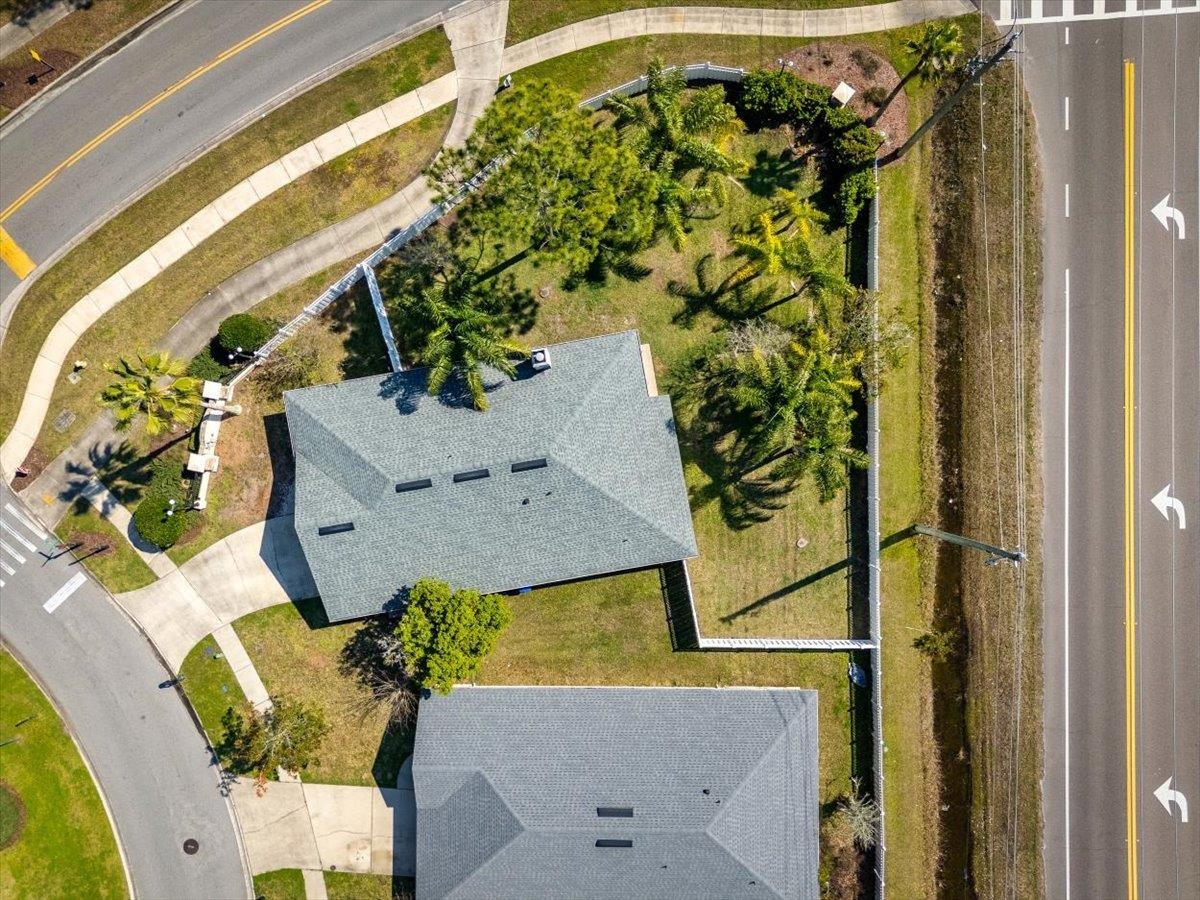 1701 Keswick Road St. Augustine, FL 32084 - Photo 34 of 57 an aerial view of a house having a yard