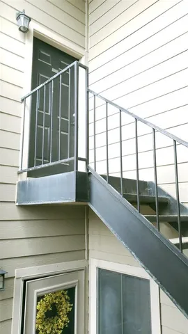 a view of a house with a window