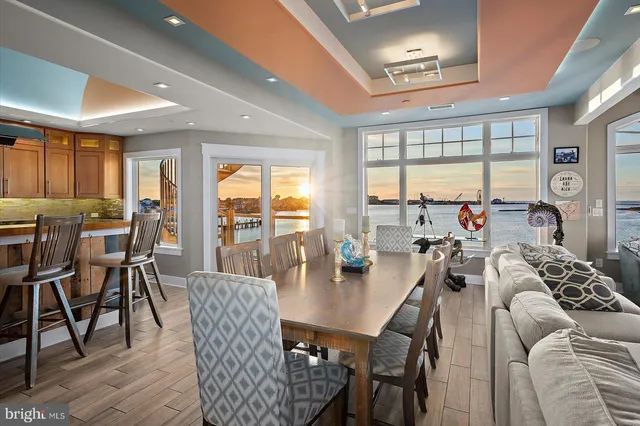 a room with furniture and wooden floor