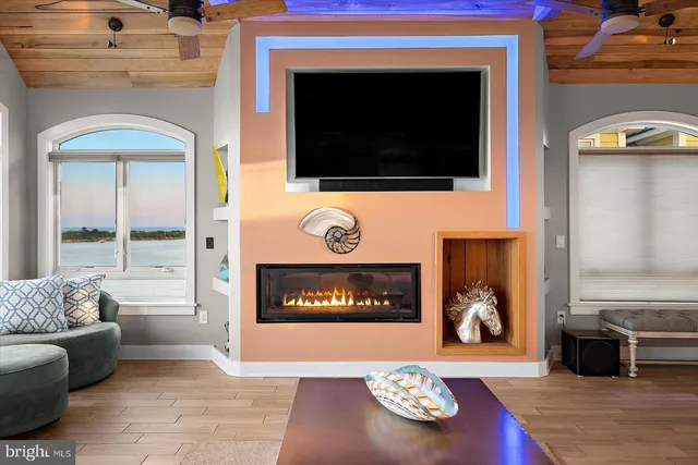 a view of staircase with wooden floor and