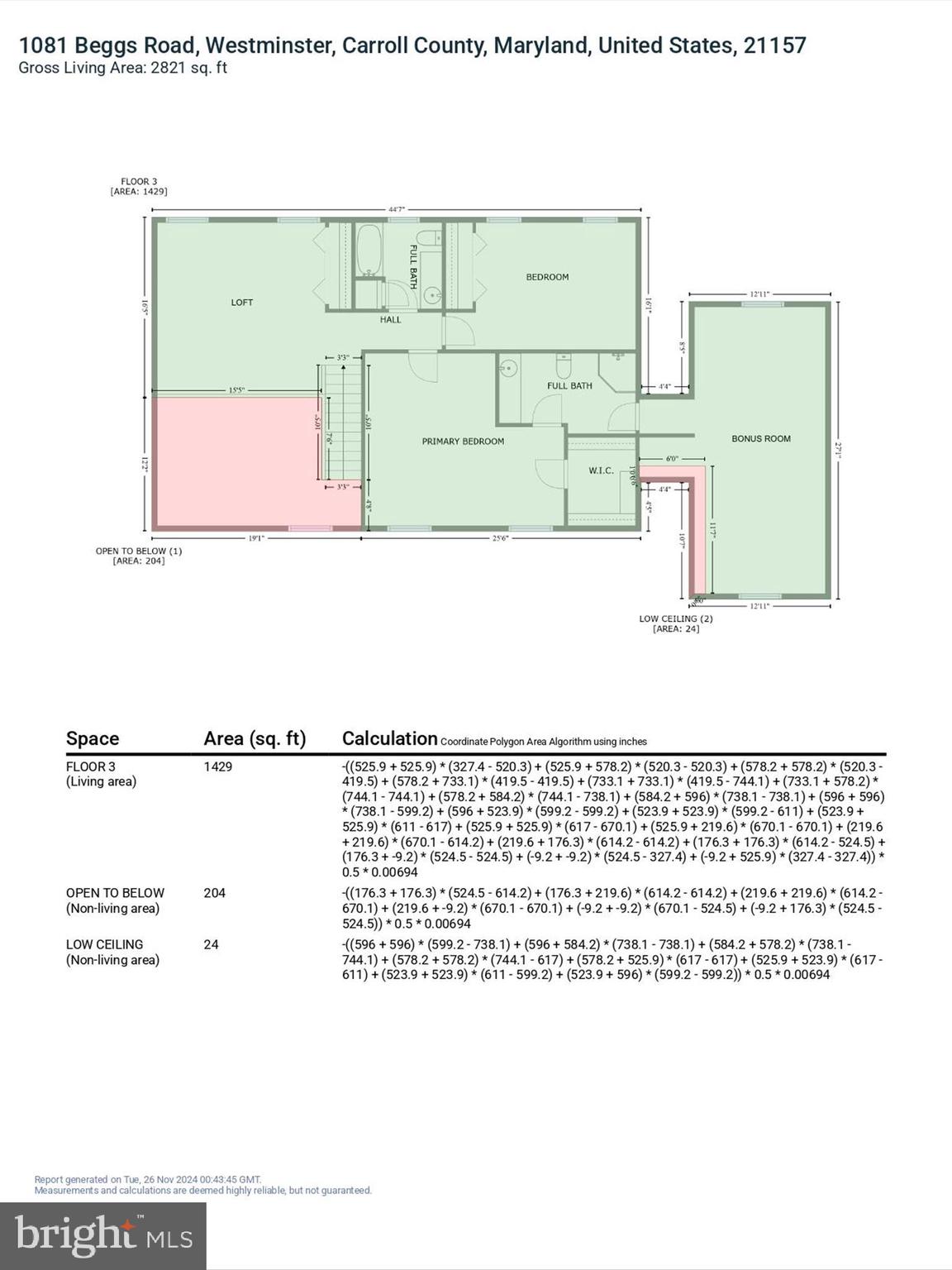 1081 Beggs Road Westminster, MD 21157 - Photo 53 of 58 Upper Level GLA
