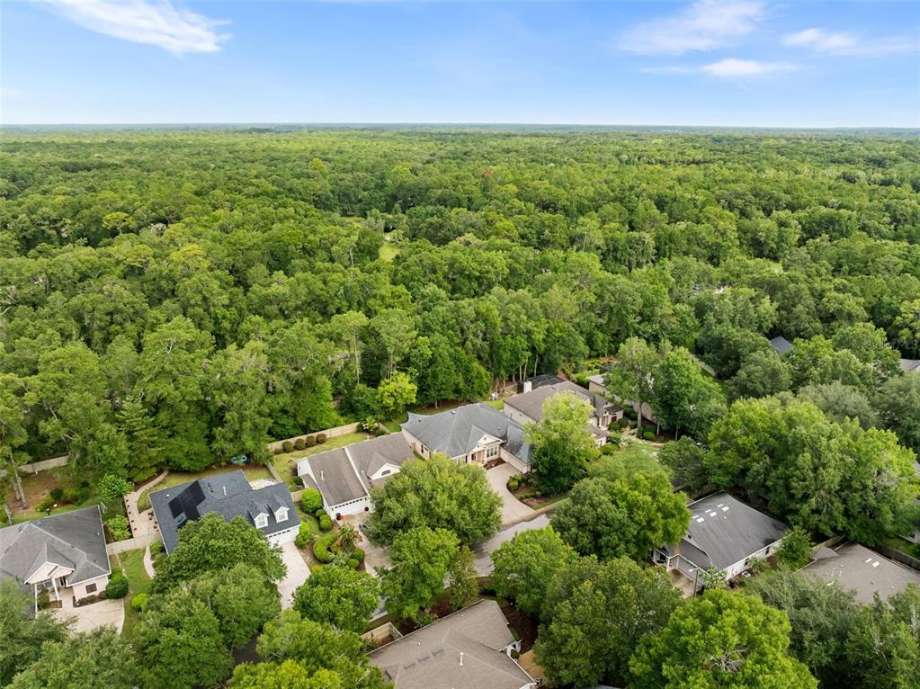 6326 Southwest 90th Street Gainesville, FL 32608 - Photo 43 of 44 an aerial view of residential houses with outdoor space and trees