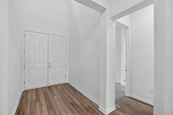 wooden floor in an empty room
