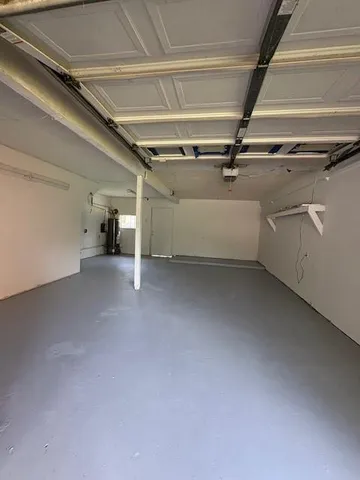 a view of a room with racks