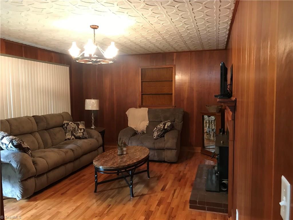 1143 Cool Springs Church Road Elkin, NC 28621 - Photo 15 of 24 Living Room with fireplace!