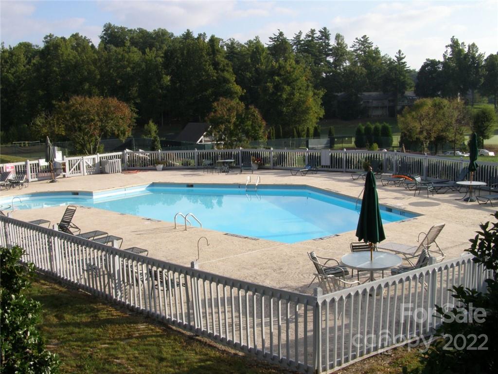 219 Kenmure Drive Flat Rock, NC 28731 - Photo 5 of 8 a view of a swimming pool with a patio