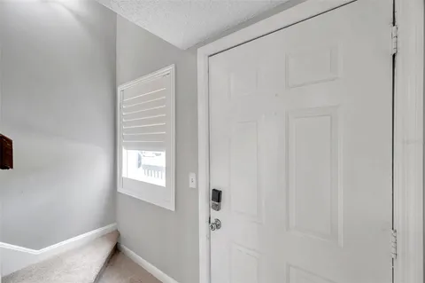 a view of front door