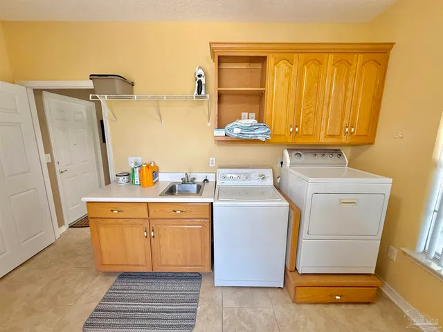 a view of a house with a large window