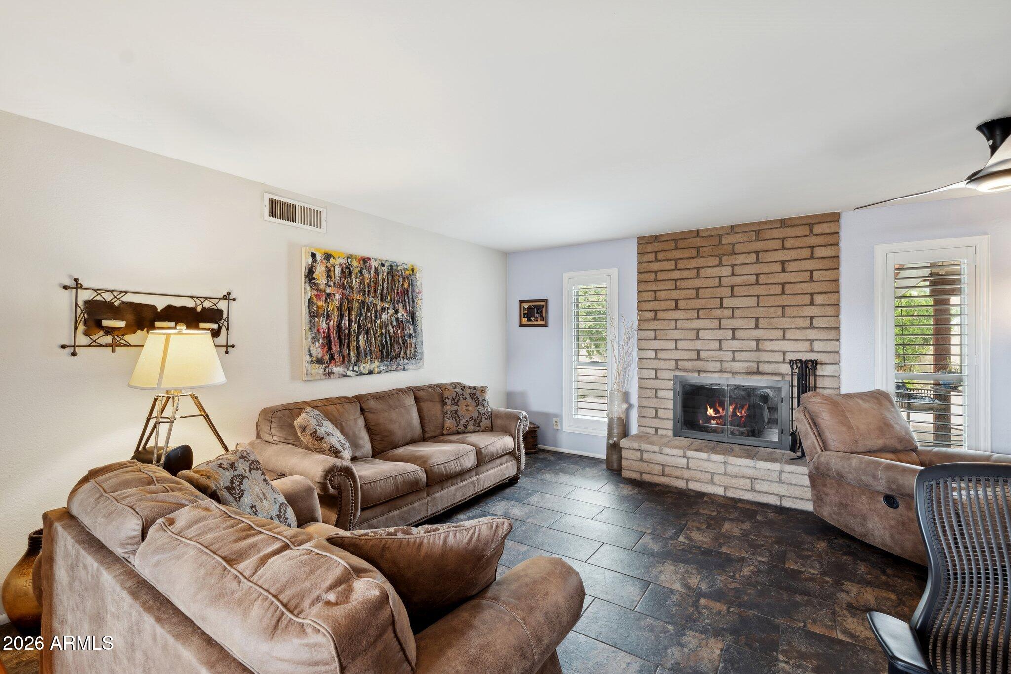 802 East Marconi Avenue Phoenix, AZ 85022 - Photo 8 of 35 Fireplace in Family Room