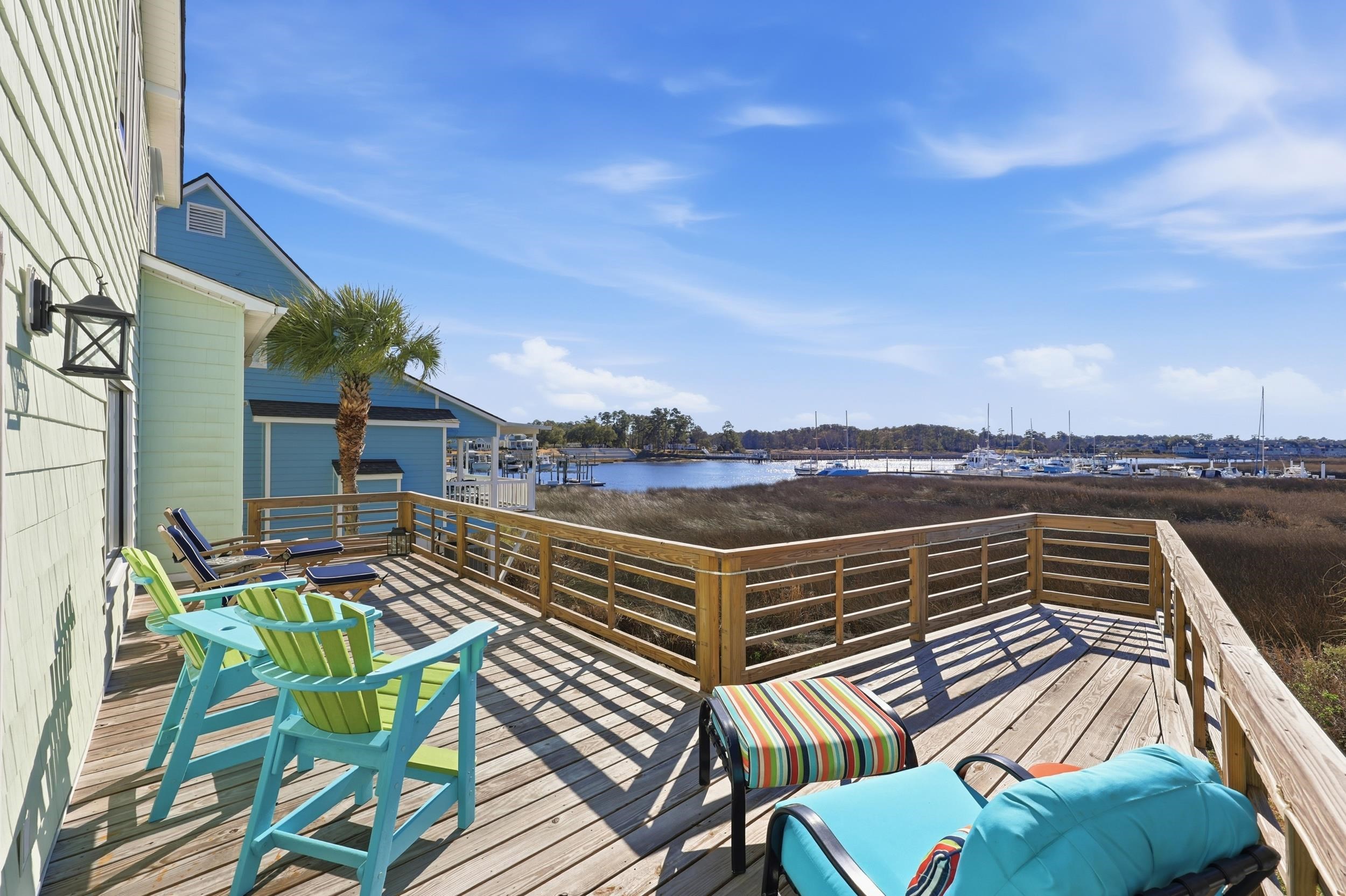 4524 Landing Road Little River, SC 29566 - Photo 31 of 40 Deck with a water view