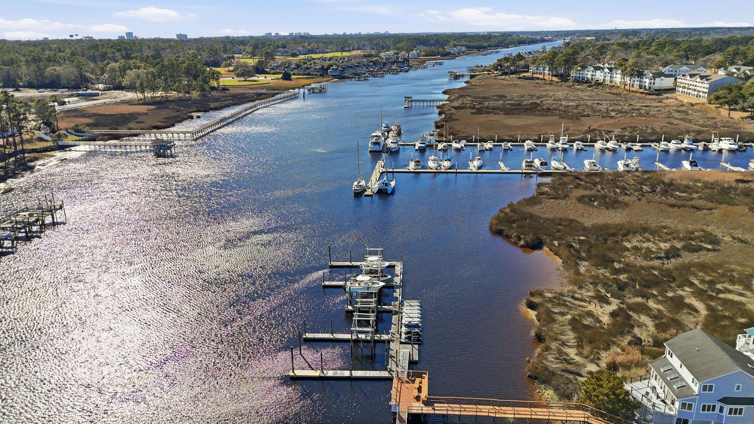 4524 Landing Road Little River, SC 29566 - Photo 39 of 40 Bird's eye view of a large body of water