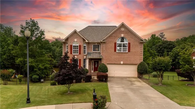 front view of house with a yard
