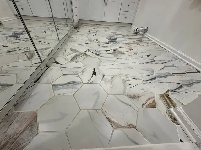 a view of a balcony with lake view