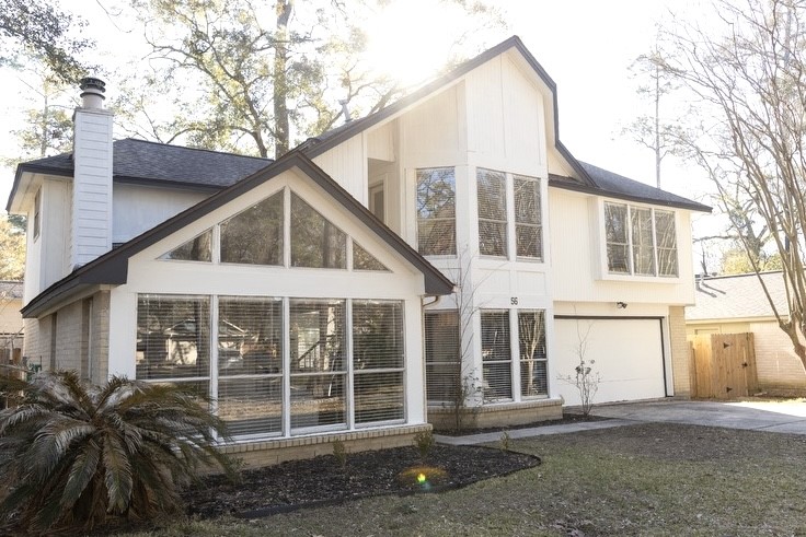 56 North Morningwood Court Spring, TX 77380 - Photo 2 of 50 Sun coming up on home, tons of natural light