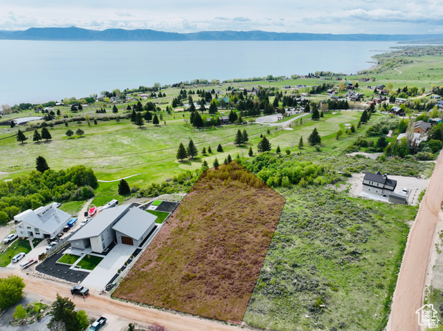 29 Crook Street, Unit 108 Fish Haven, ID 83287 - Photo 1 of 1 Bird's eye view featuring a water and mountain view