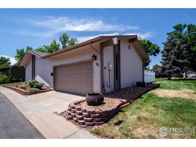 a view of backyard with barbeque grill and potted plants
