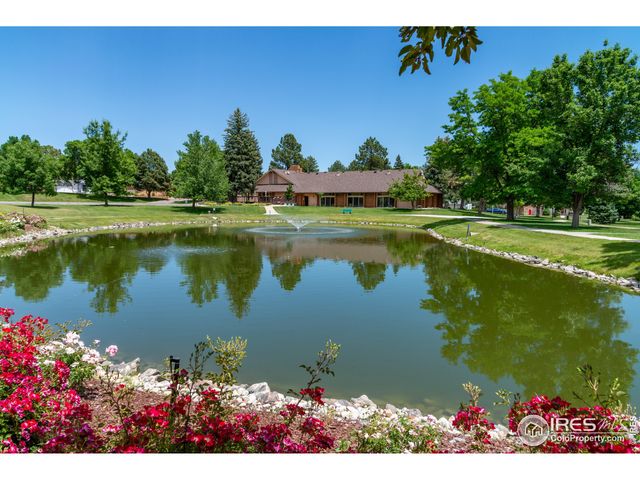 a view of lake with green space