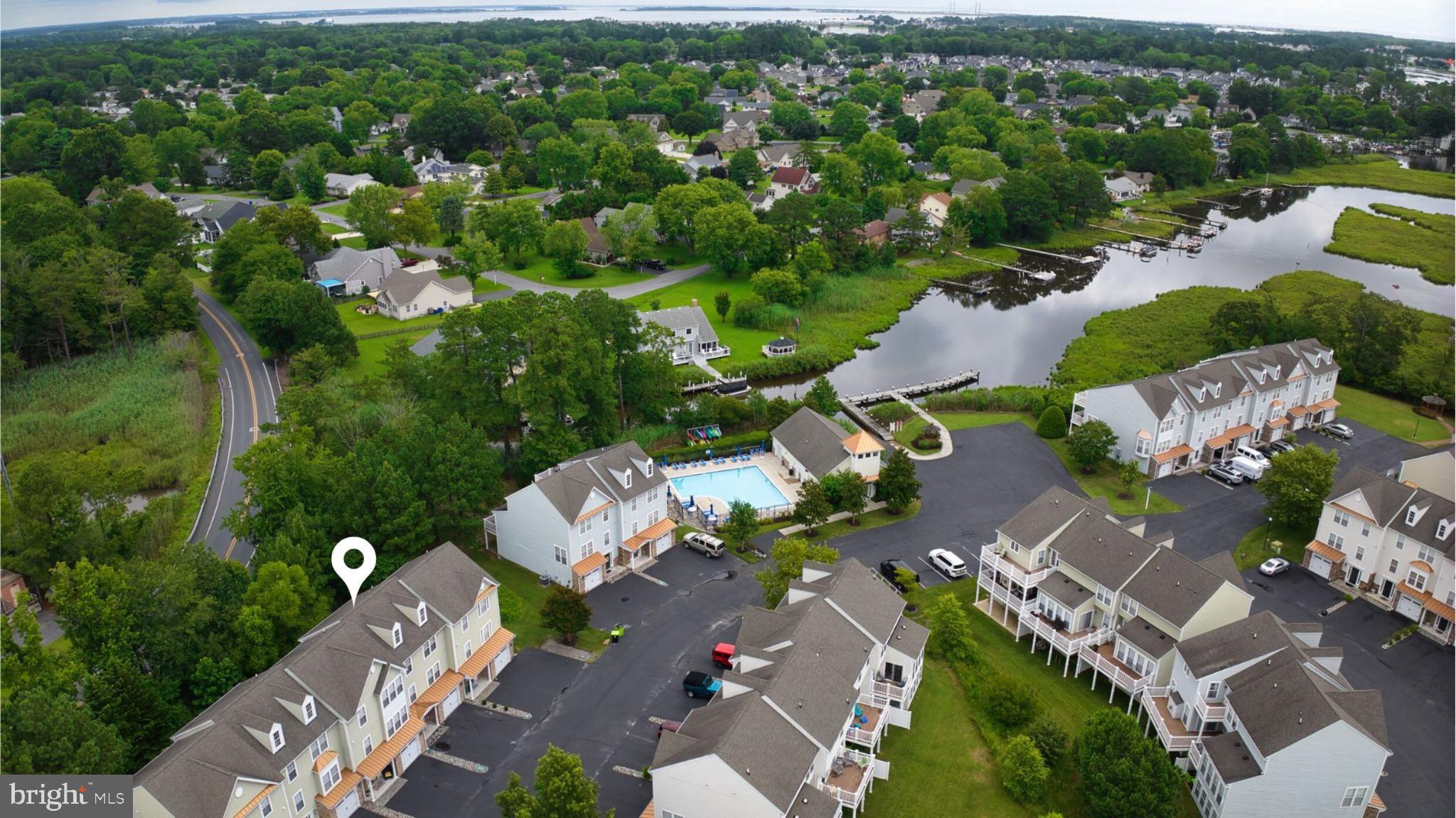 29 Pier Point Drive Millville, DE 19967 - Photo 4 of 36 an aerial view of a house with a yard
